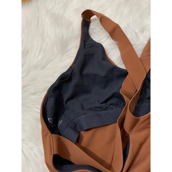 Prana Layna Active Cross Back Shelf Bra Removable Padded Tank Small - Picture 6 of 9